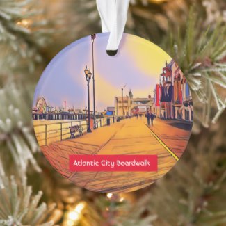 Atlantic City Christmas tree ornament