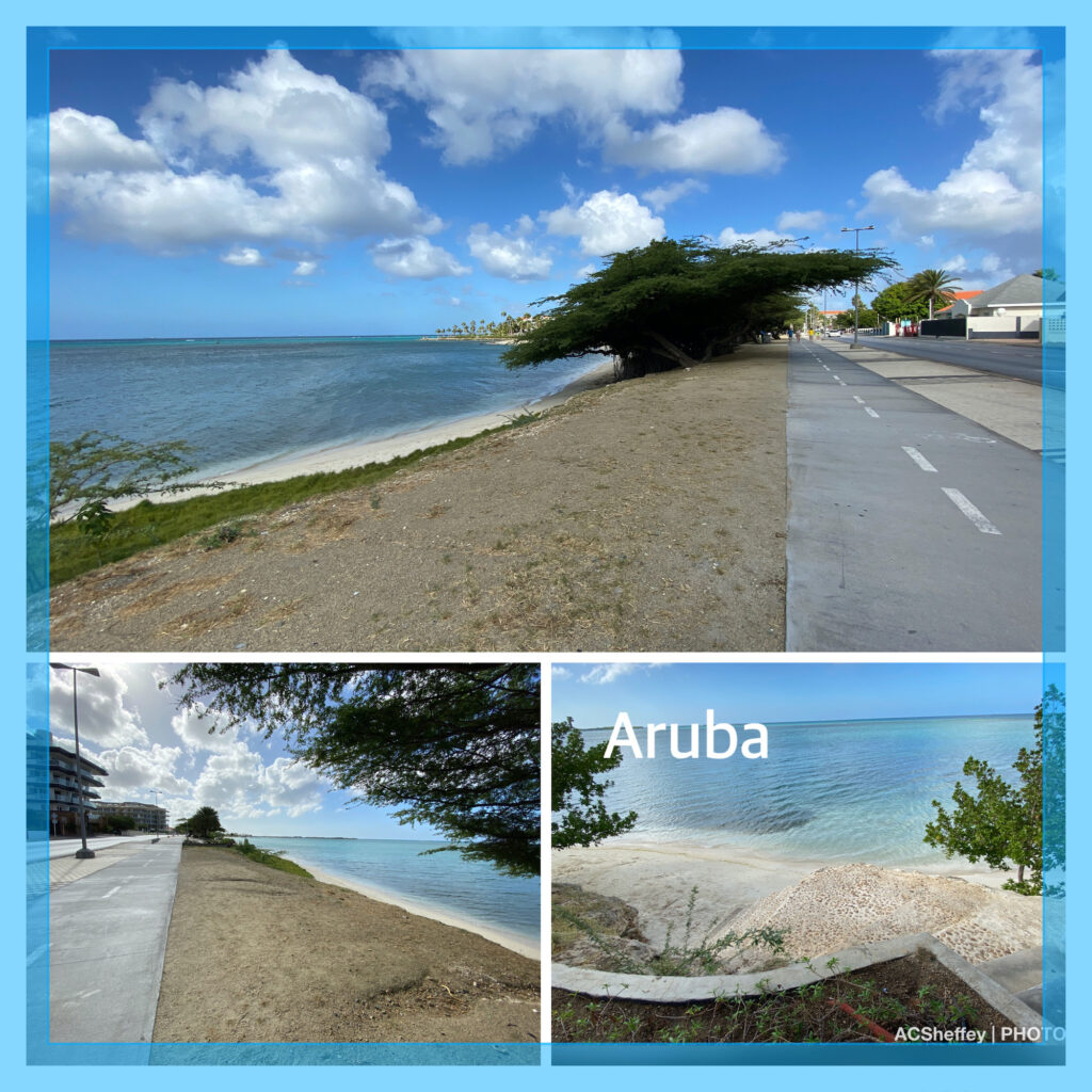 Beaches near downtown Oranjestad, Aruba