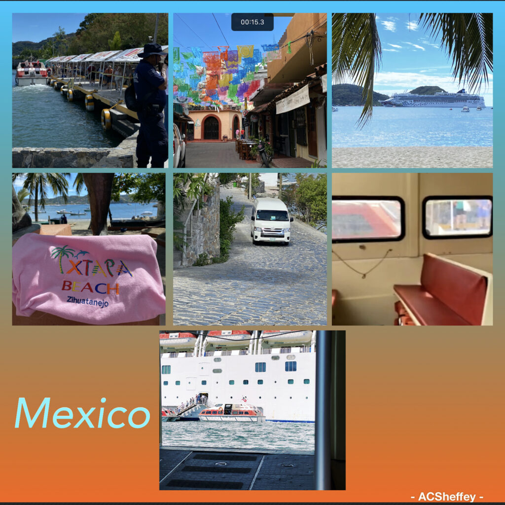 walking around town in Zihuatanejo, Mexico