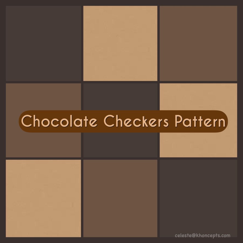 Luscious shades of chocolate brown patterns and prints