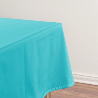 Turquoise table cloth