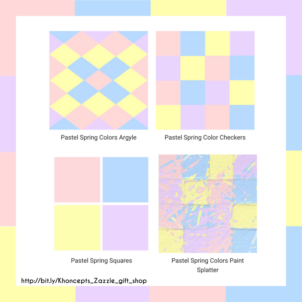 Pastel baby shower gift design patterns