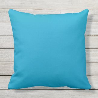 Jewel tone blue throw pillow