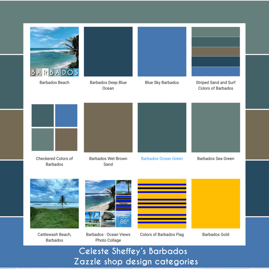 Barbados inspired home decor colors