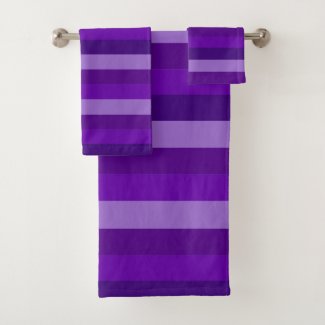 This image has an empty alt attribute; its file name is Shades-of-Purple-Stripes-bath-towel-set.jpg