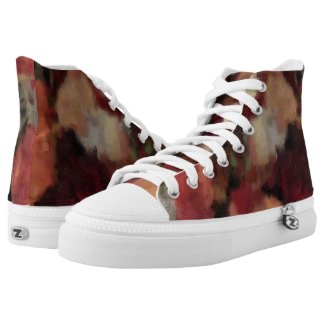 Autumn Watercolor high top sneakers