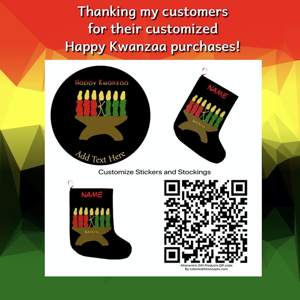 Happy Kwanzaa gift products purchased, thank you!