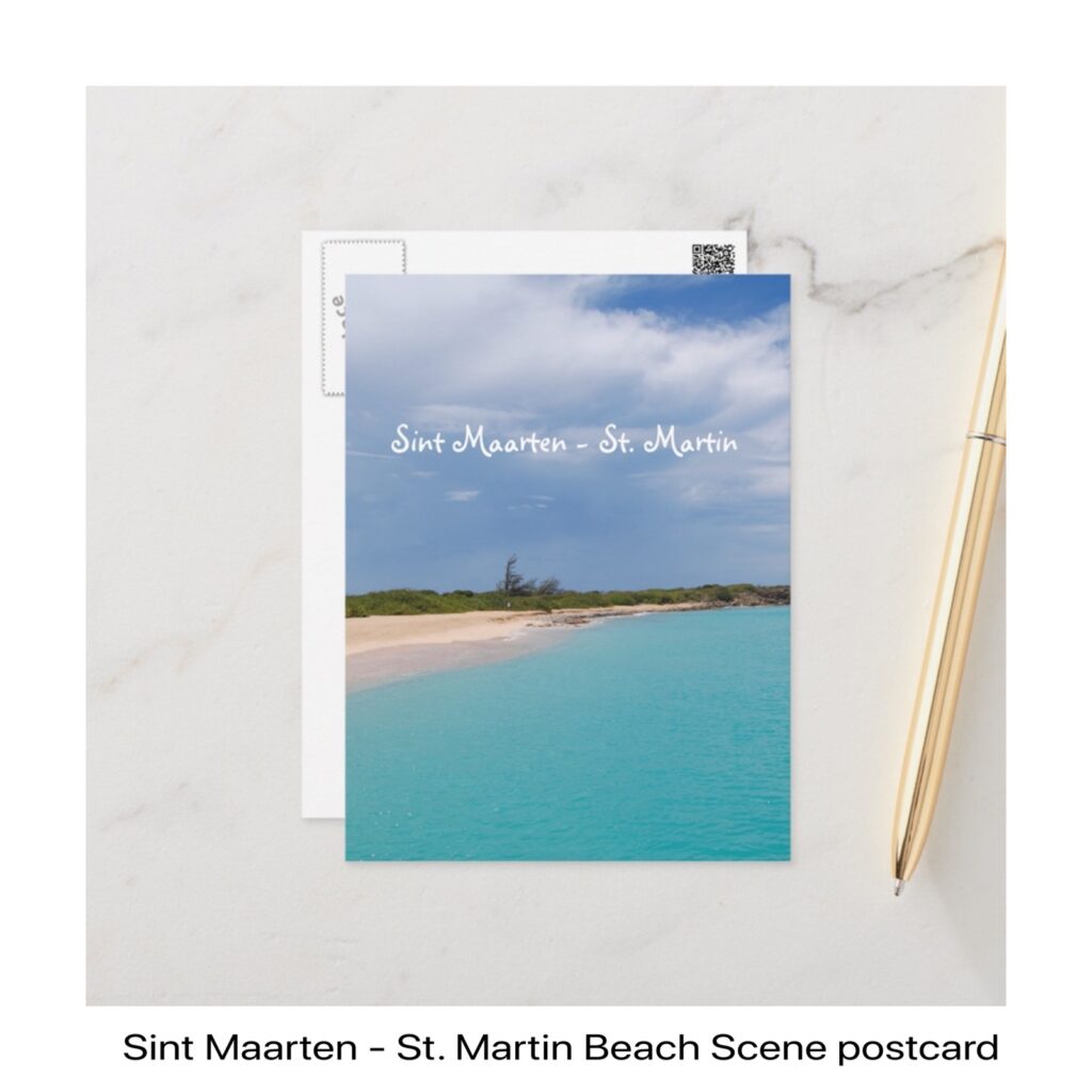 Sint Maarten - St. Martin Beach Scene - postcard